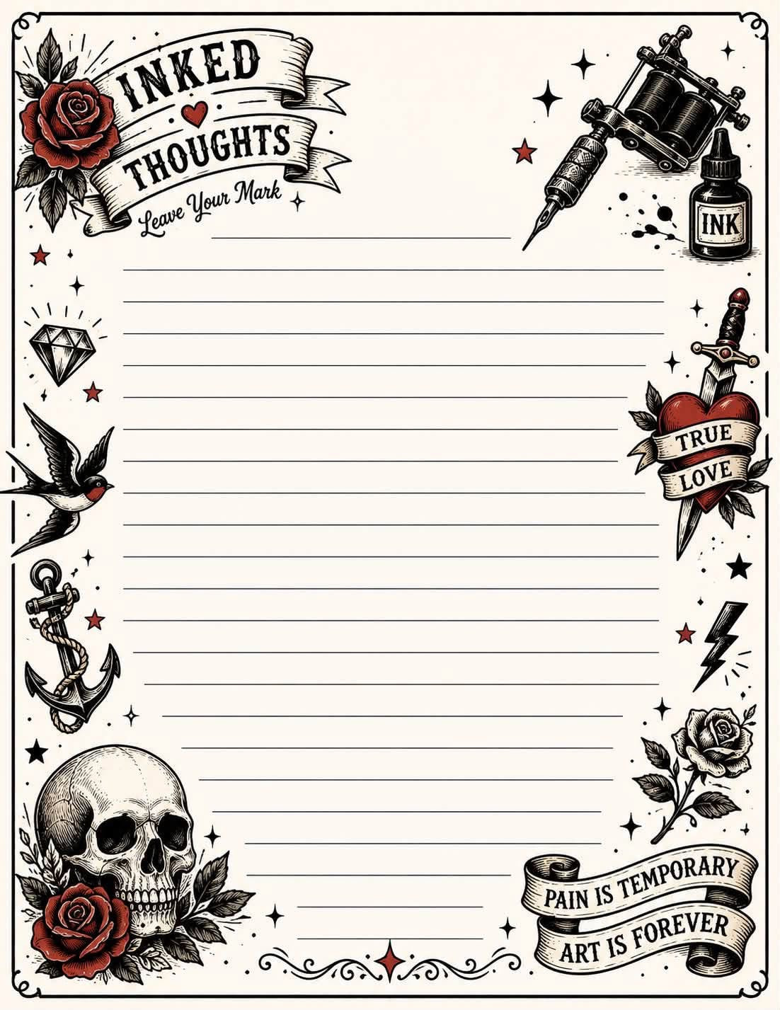 Custom Writing Paper (pt 3)