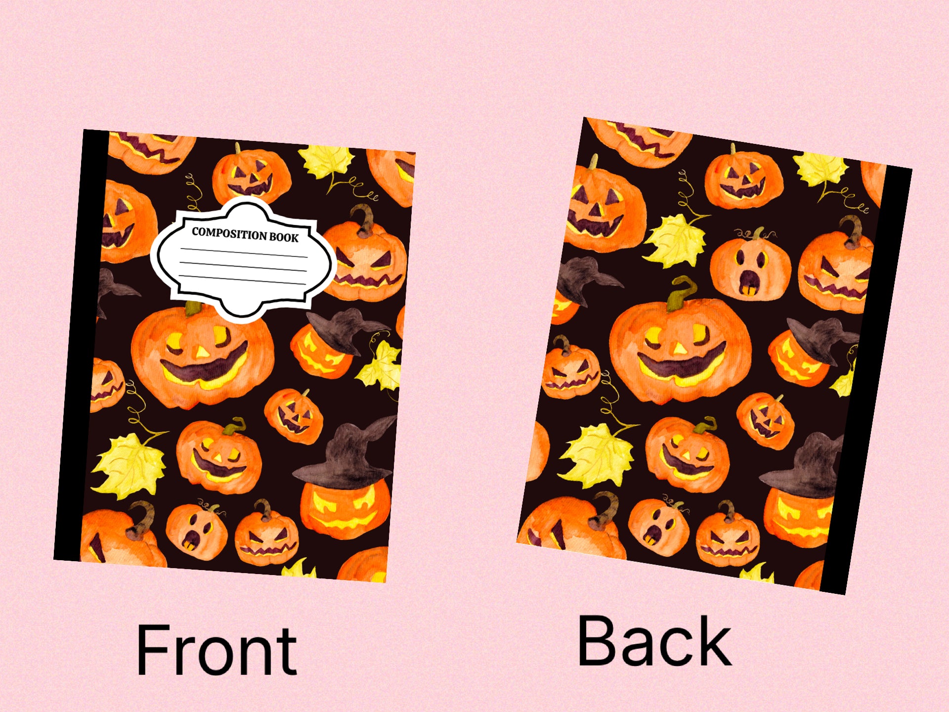 Jack O Lantern Notebook / Cover