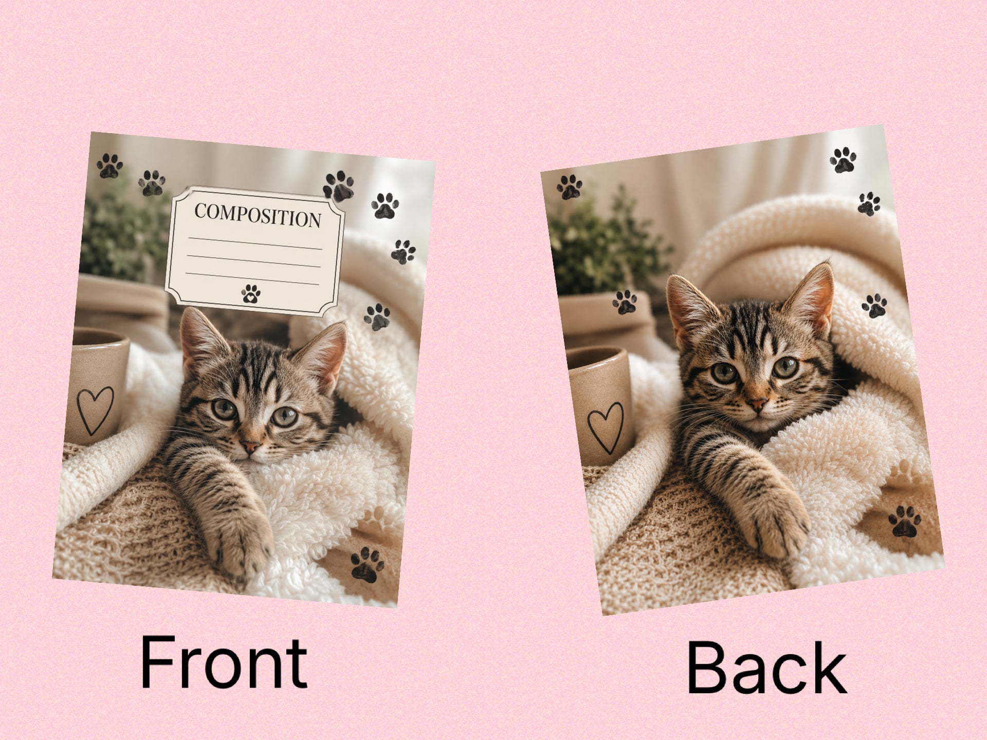 Lazy Cat Notebook / Cover