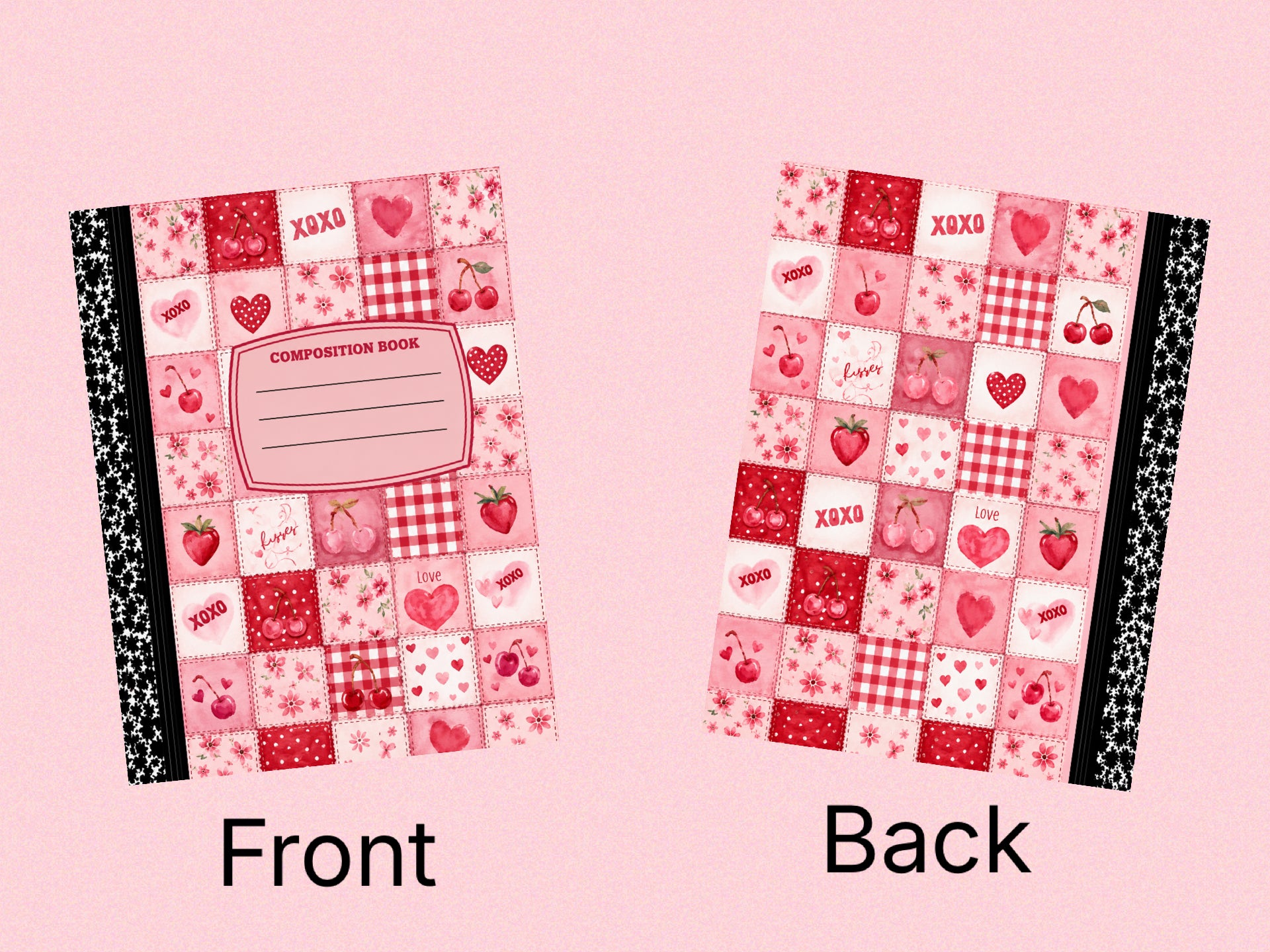 Hearts & Cherries Notebook / Cover