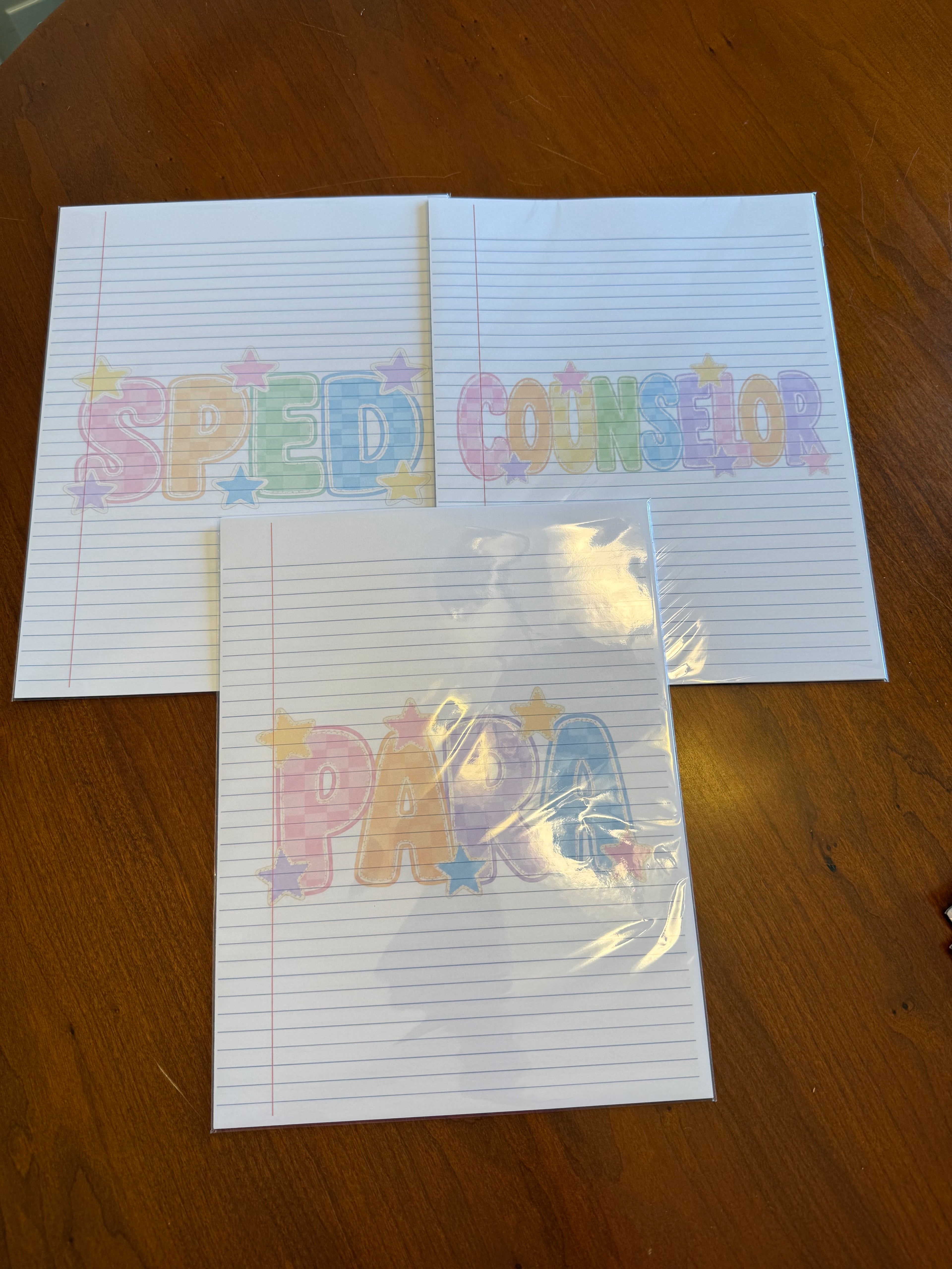 Custom paper bundles