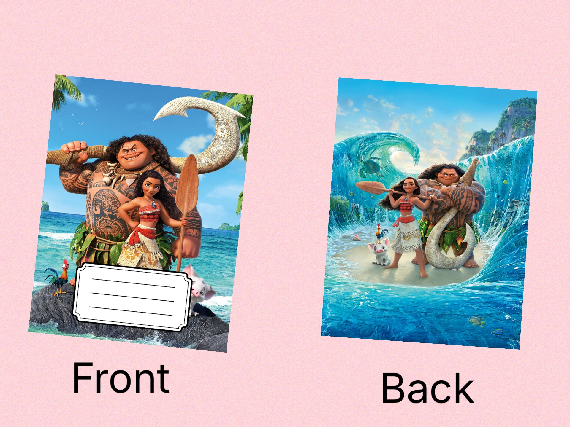 Moana Notebook / Cover