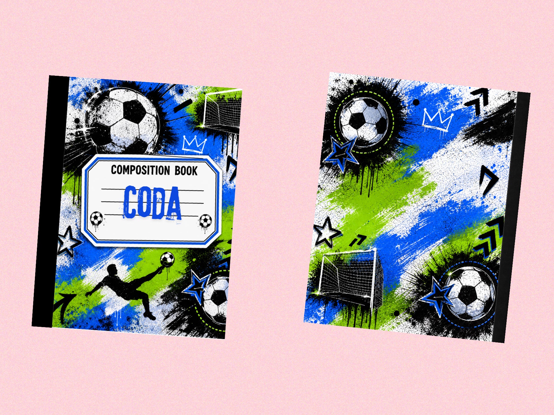 Personalized Soccer Notebook / Cover