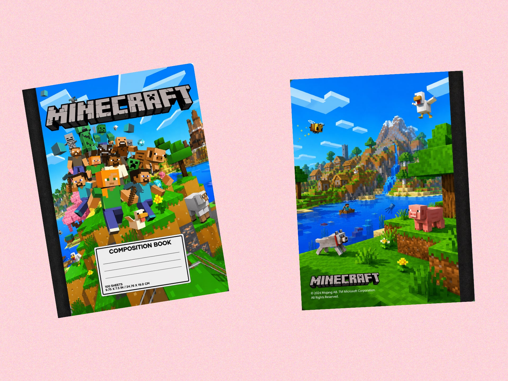 Minecraft Notebook Covers
