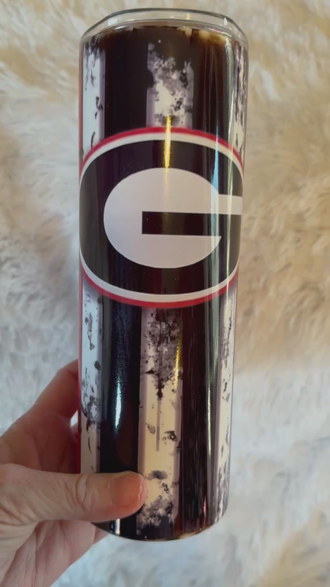 Georgia Bulldog Sublimation Tumbler