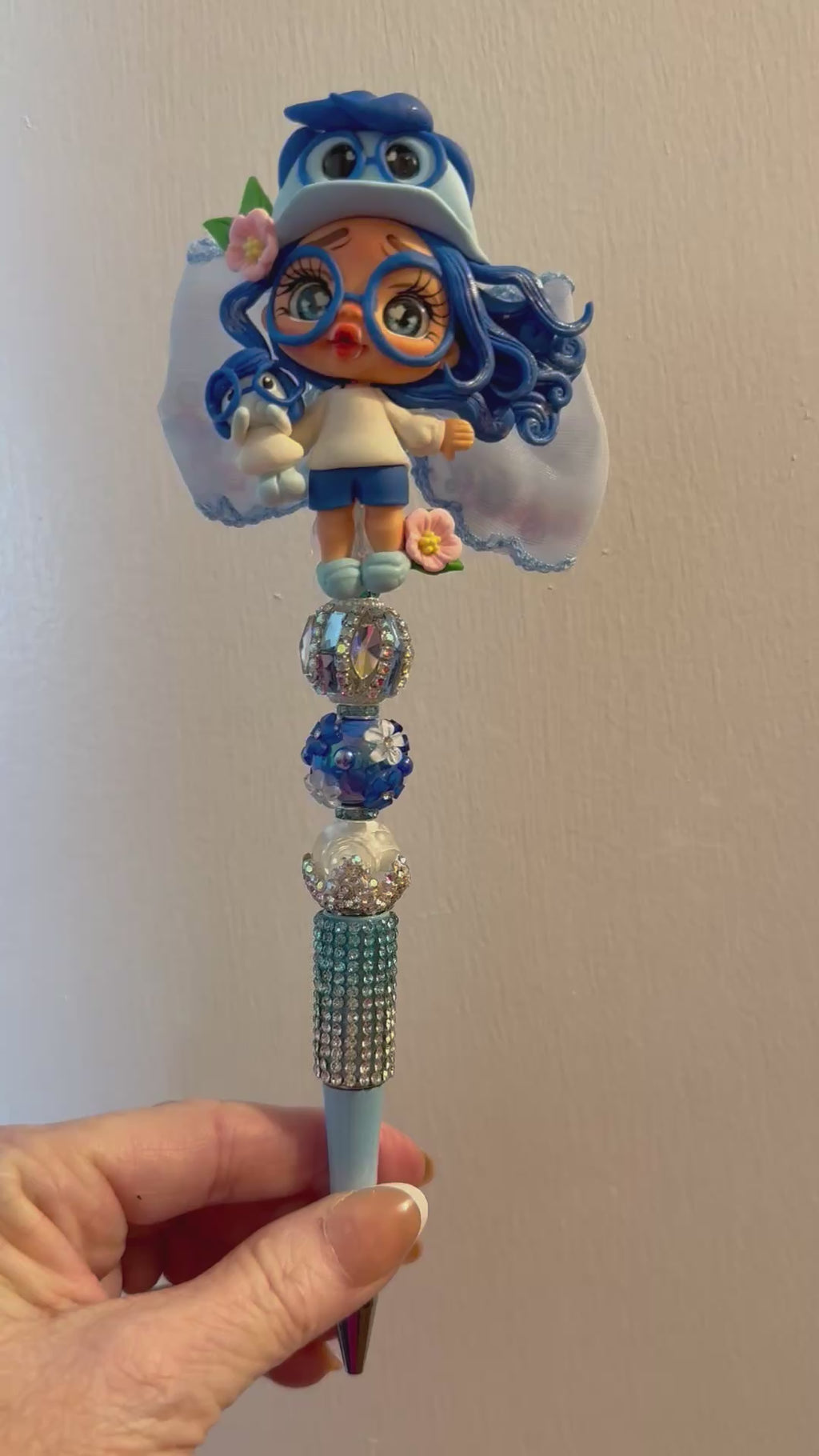 Inside Out themed clay girl